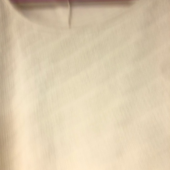 AGB Cream Textured Lace Top with Tie Detail Short Sleeve XL Fairy Cottage - Picture 3 of 4